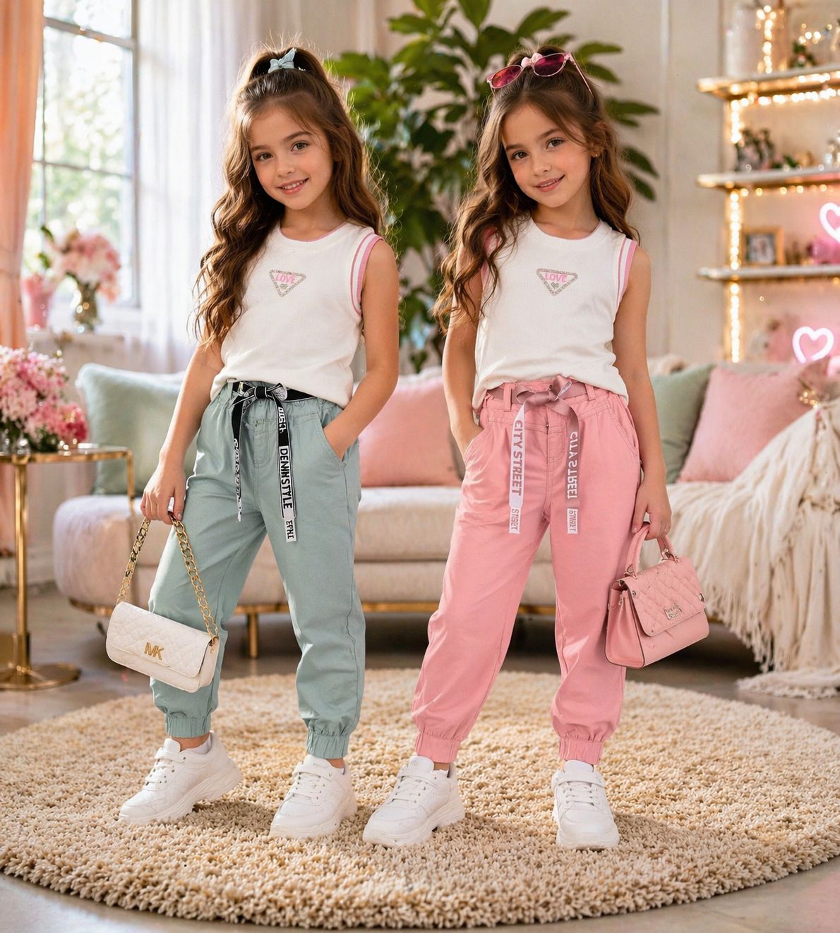 Conjunto de Pantalón Niña Ref 3196