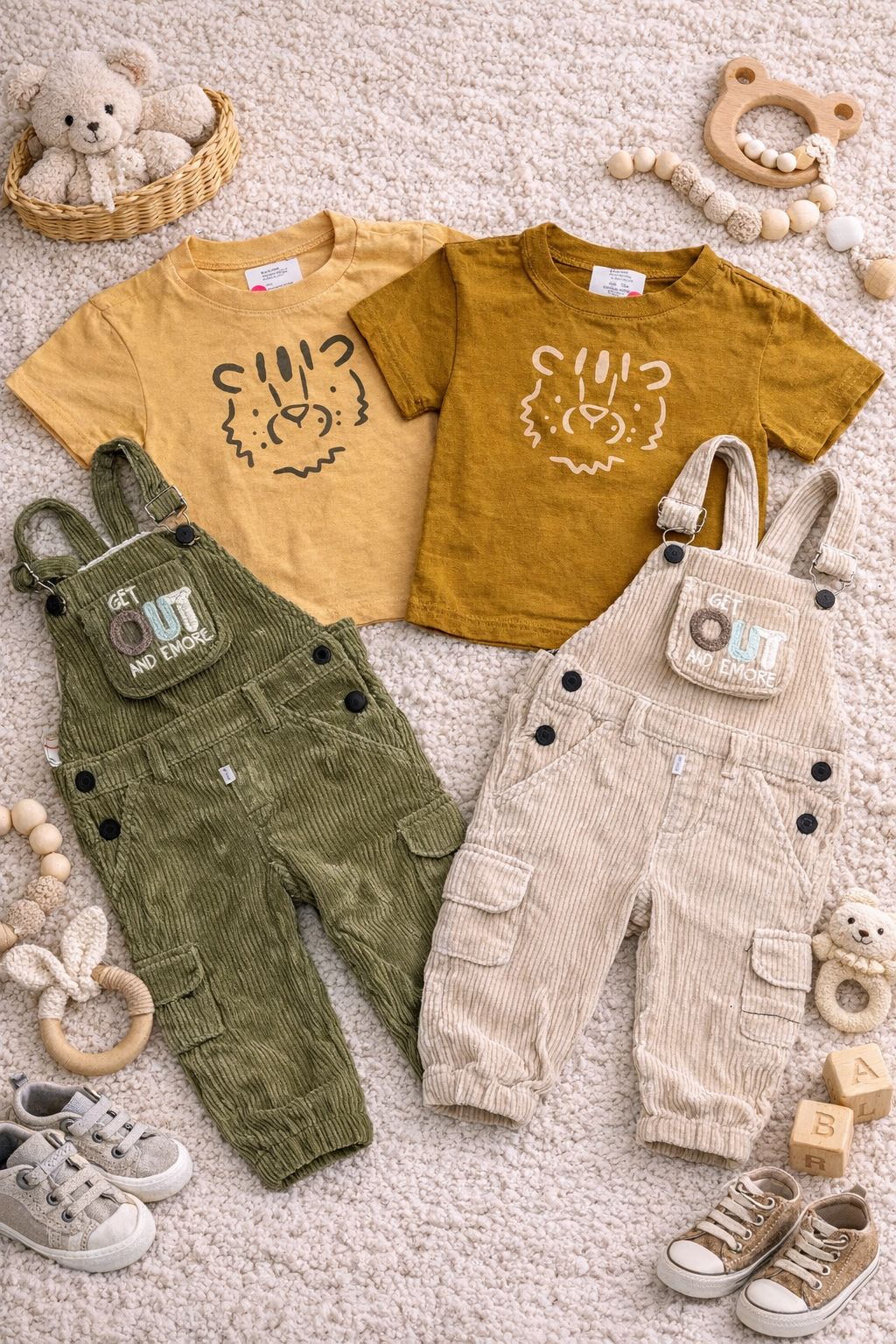 Conjunto Overol Bebé Niño  Ref 902401