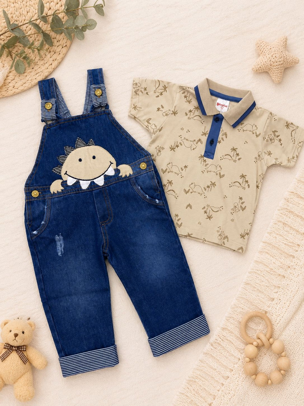 Conjunto Overol Bebé Ref 1364