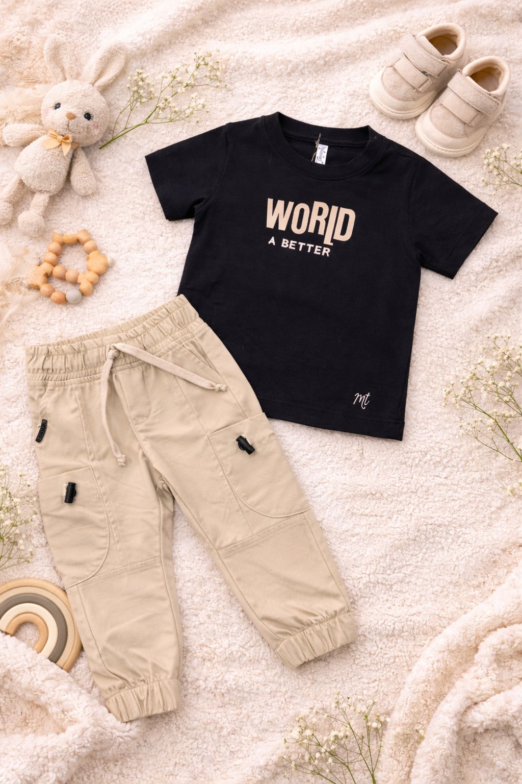 Conjunto Pantalón Jogger Bebé Ref 1784