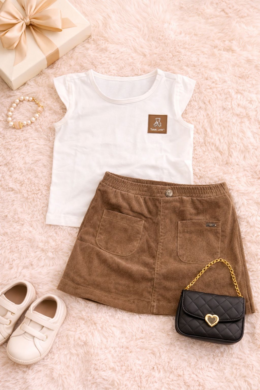 Conjunto Falda Bebé Niña Ref 811815