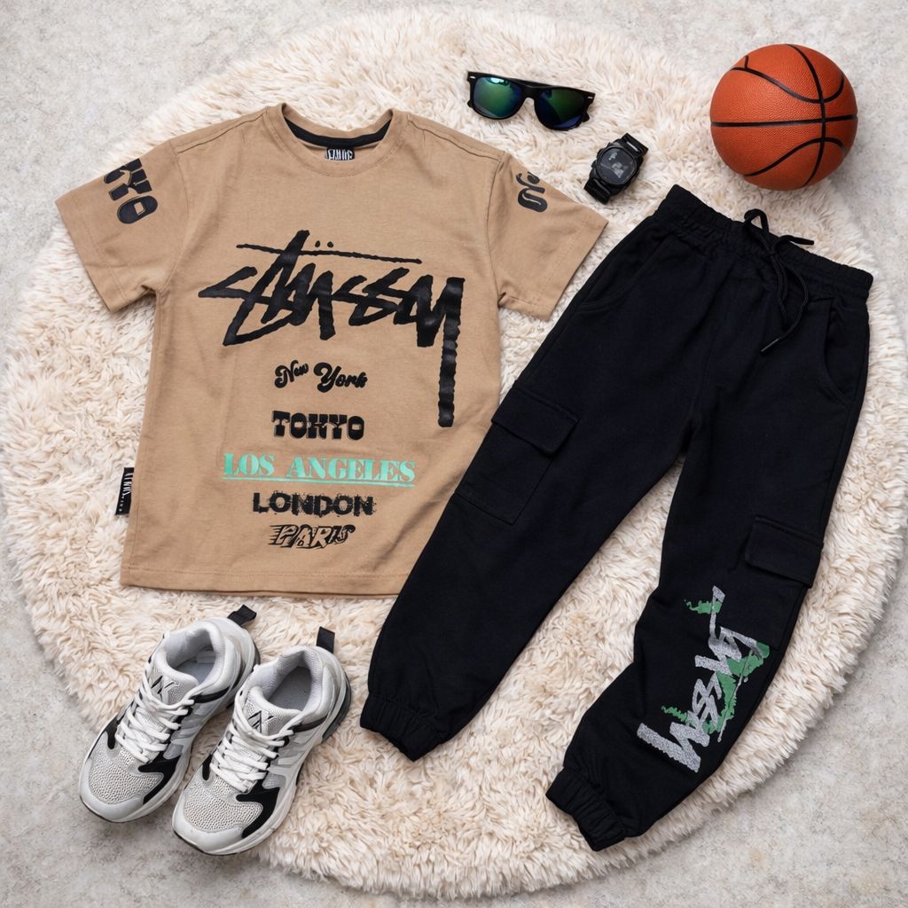 Conjunto deportivo largo niño Ref 4059