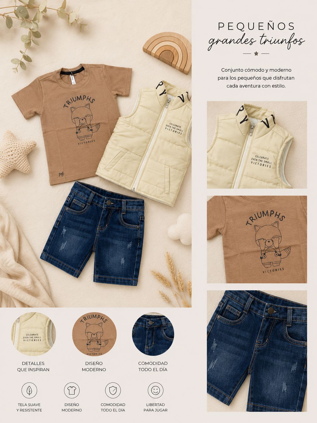 Conjunto Bermuda Bebé
