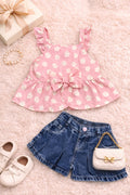 Conjunto Short Bebé Niña Ref 407068