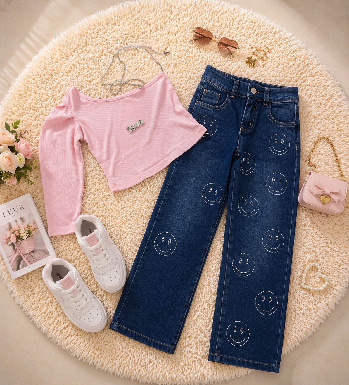 Conjunto de pantalón niña Ref 4379
