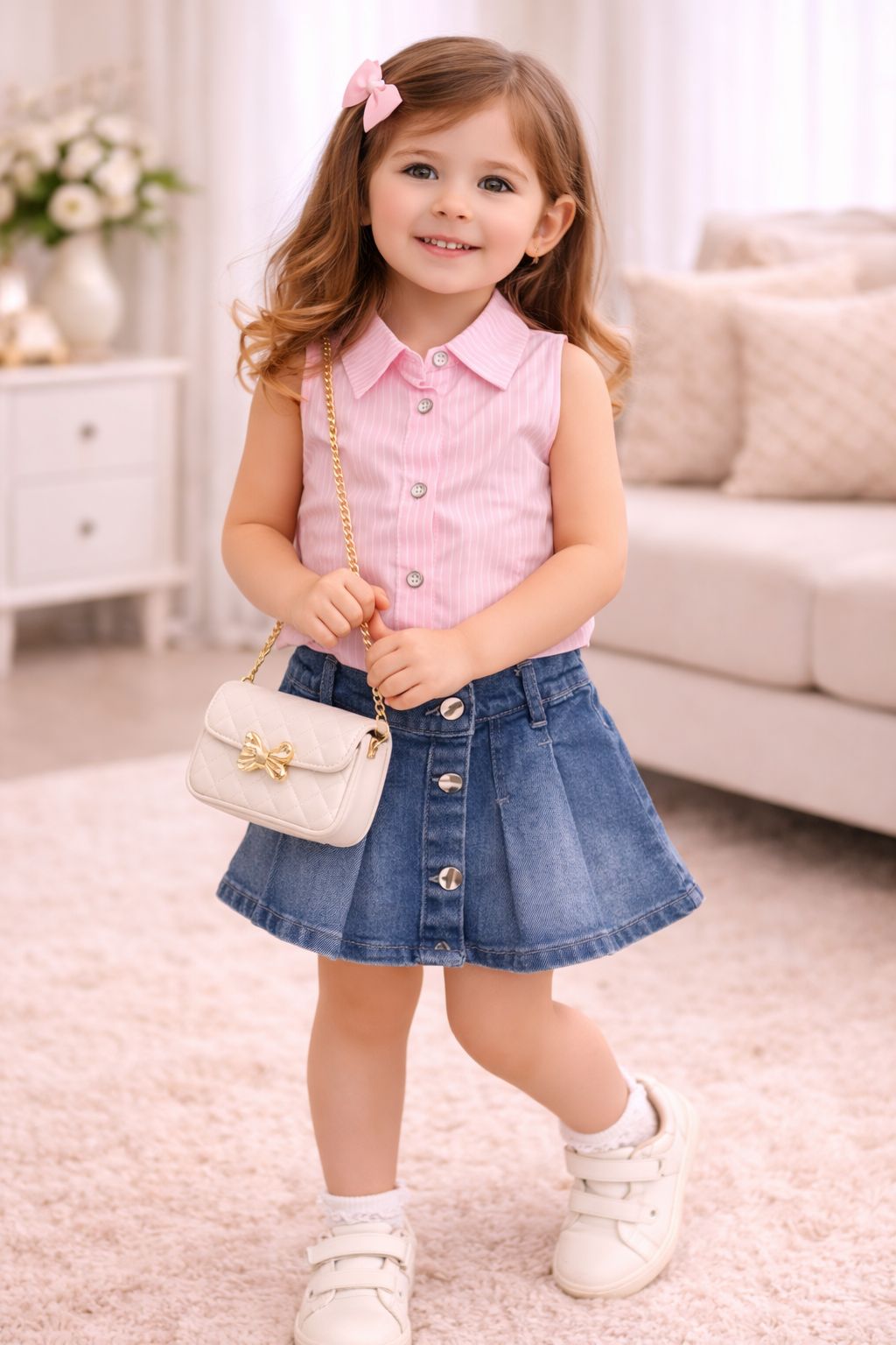 Conjunto Falda Bebé Niña Ref 26145