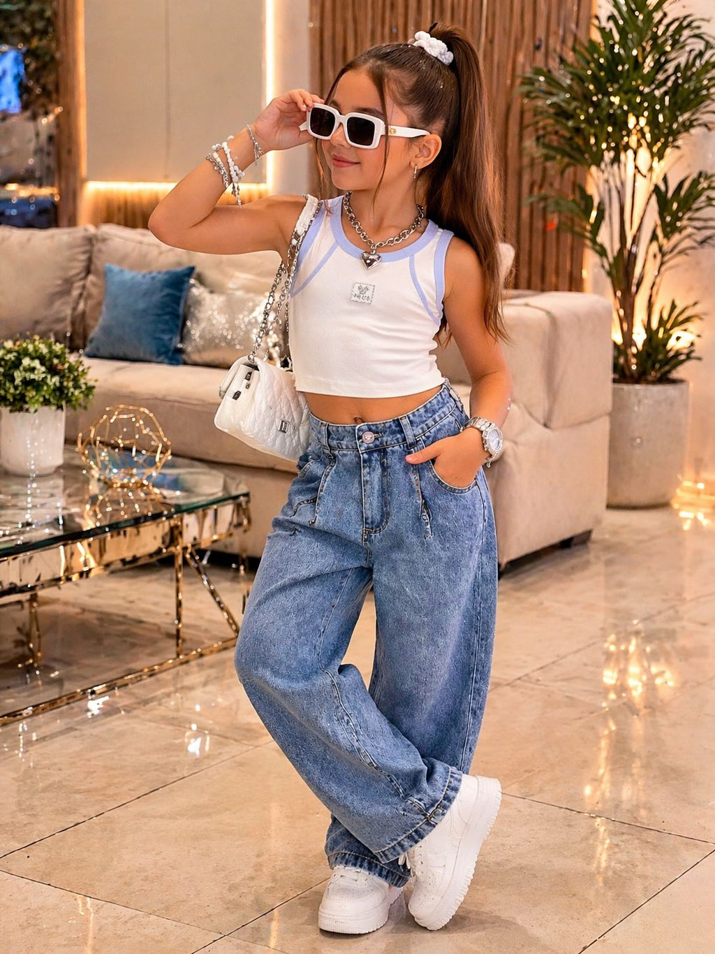 Conjunto Pantalón Niña Ref 04555
