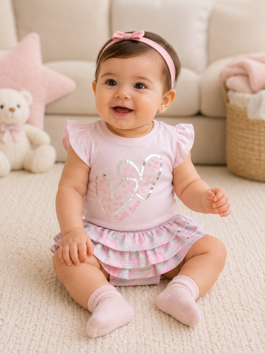 Conjunto Falda Bebé Ref 51410