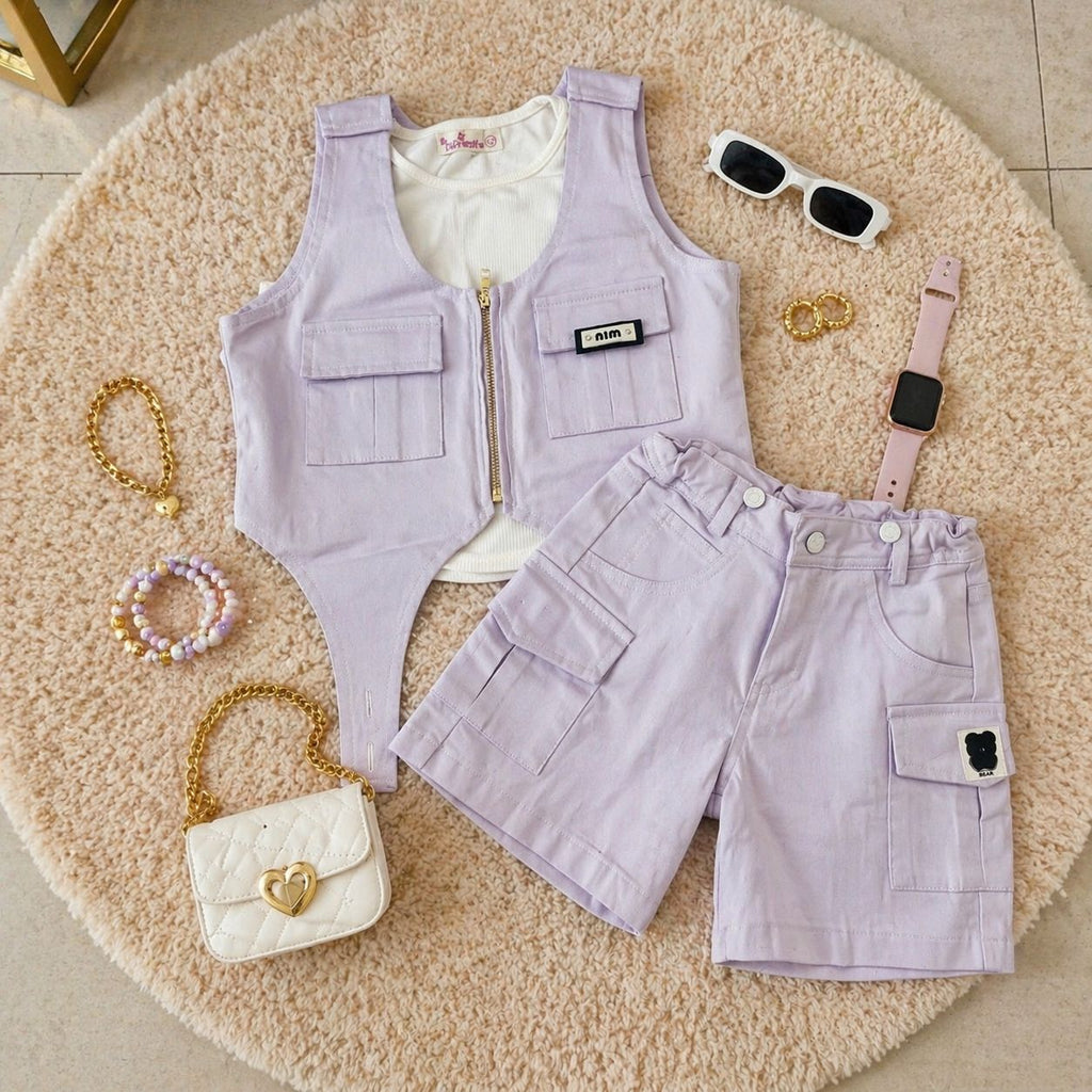 Trío de Short Niña Ref 2873