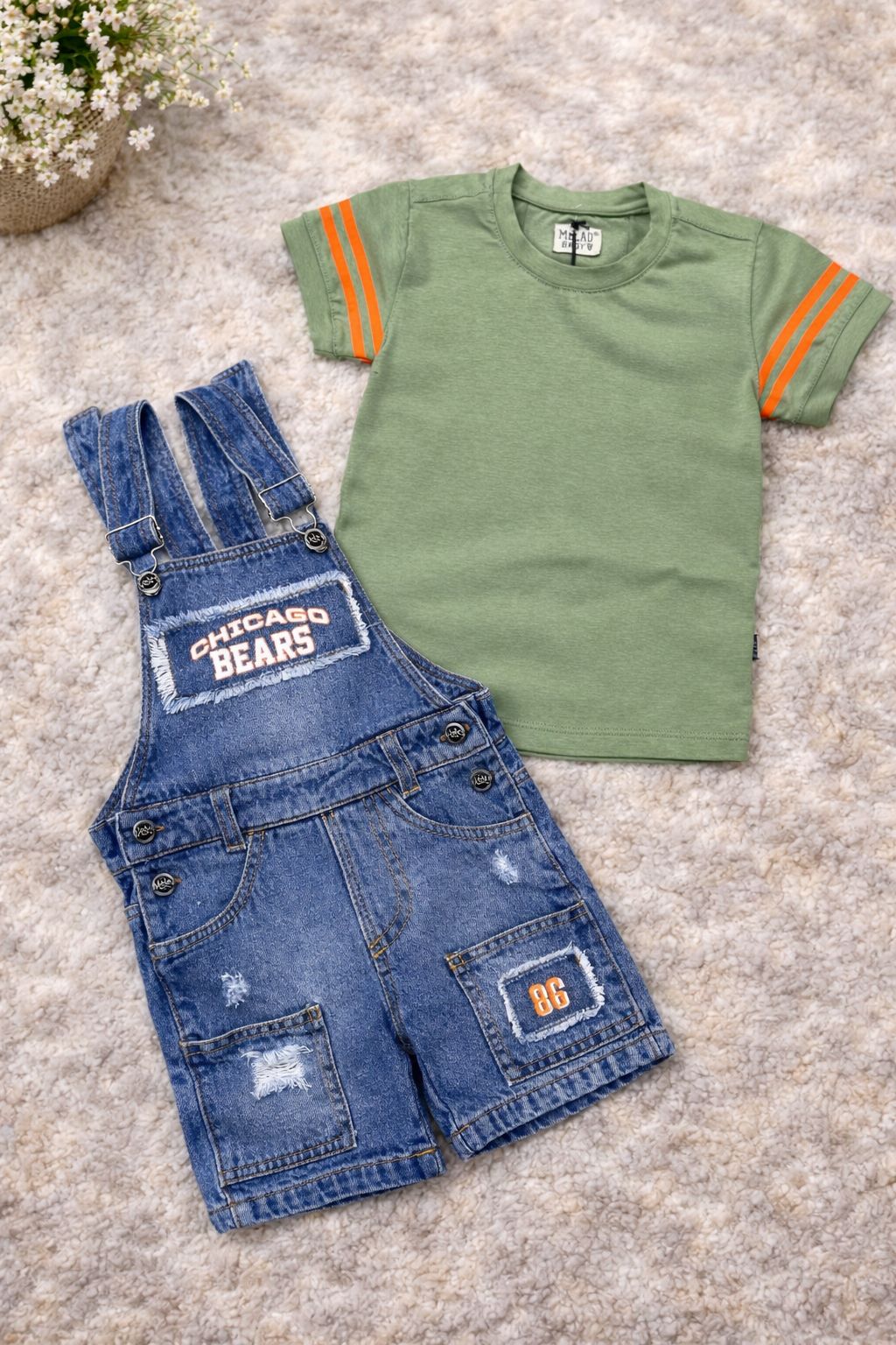 Conjunto Overol Bebé Ref B581