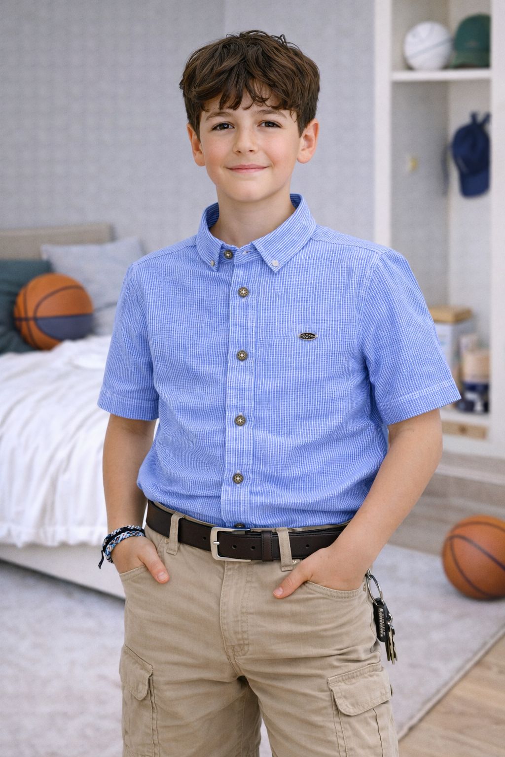 Camisa Manga Corta Ref 5363 Talla 4