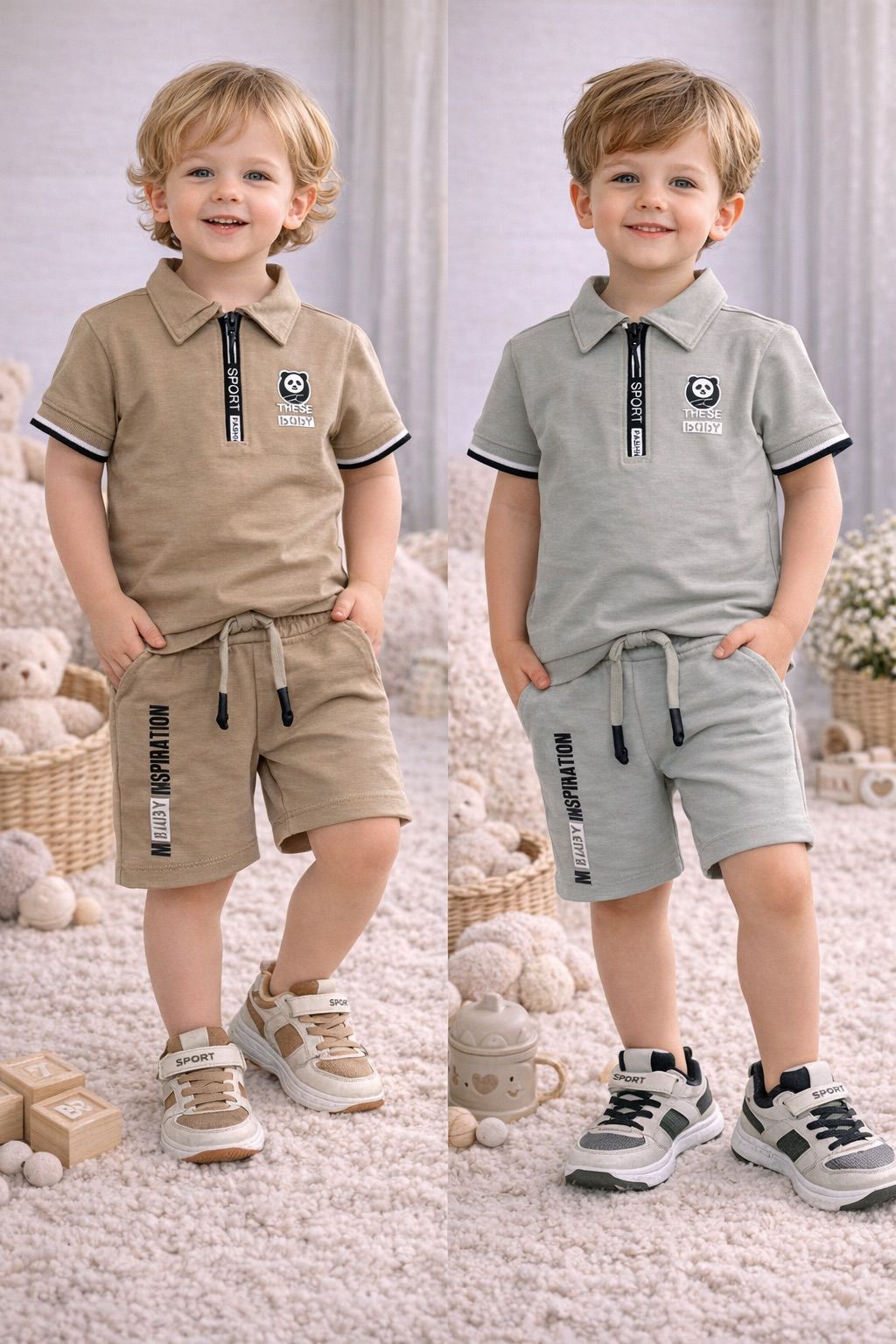 Conjunto Deportivo Corto Bebé Niño  Ref B364