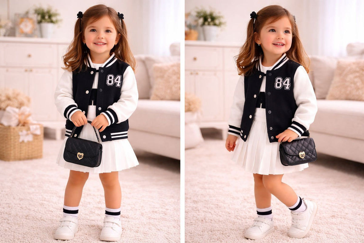 Conjunto Trío Falda Bebé Niña REF 1362